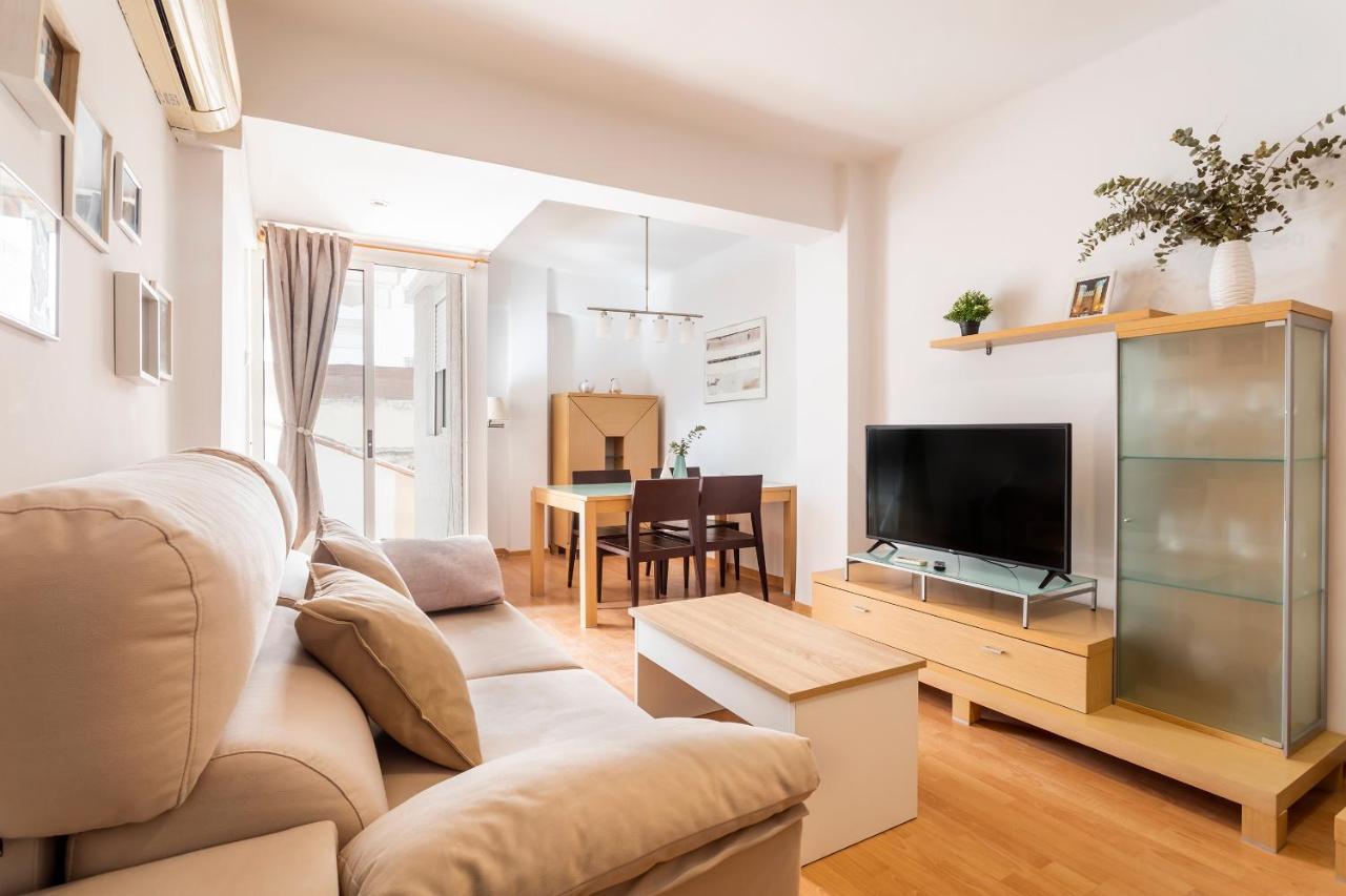 Precioso Piso Moderno: Terraza, A/C, Netflix, Wifi Apartment Valencia Ngoại thất bức ảnh